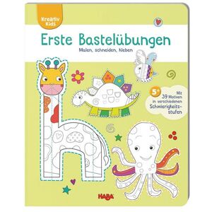 HABA - Erste Bastelübungen Malen, schneiden, kleben (d) (4er Set)