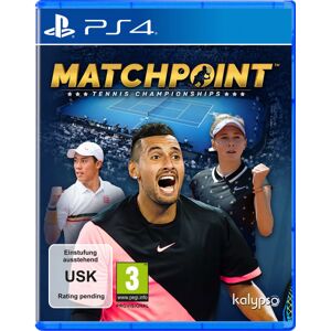 Divers Matchpoint - Tennis Championships, PS4 Alter: 3+