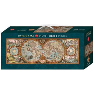 Heye Puzzle HEYE - Hemisphere Map Panorama 6000 Teile