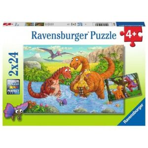 RAVENSBURGER Puzzle Spielende Dinos