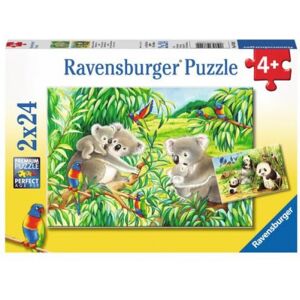 RAVENSBURGER Puzzle Süsse Koalas u.Pandas