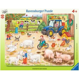 Ravensburger 06332 Rahmenpuzzle Auf dem grossen Bauernhof 40 Teile