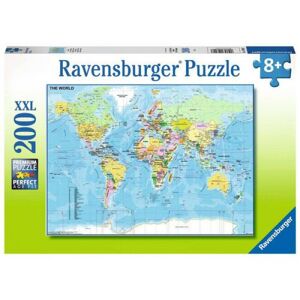 Ravensburger 12890 Puzzle Die Welt 200 Teile XXL