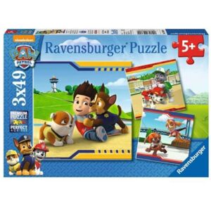 Ravensburger 09369 Puzzle Paw Patrol Helden im Fell 3 x 49 Teile