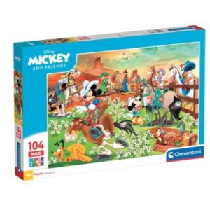 Clementoni Supercolor Maxi - Disney Mickey & Friends (104 Teile)