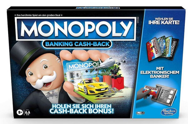 Hasbro Monopoly Banking Cash-Back - Brettspiel