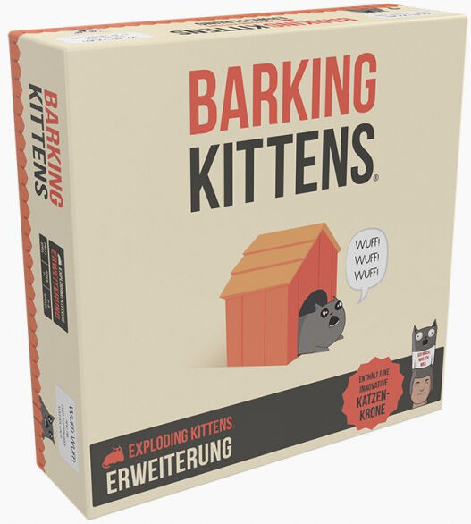 Asmodee Exploding Kittens - Barking Kittens (Erweiterung)