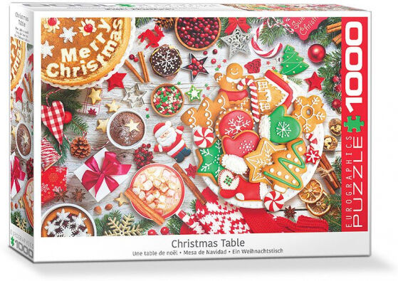 Divers Eurographics - Christmas Table - Puzzle [1000 Teile]