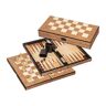 PHILOS - Schach-Backgammon-Dame-Set - Feld 40 mm
