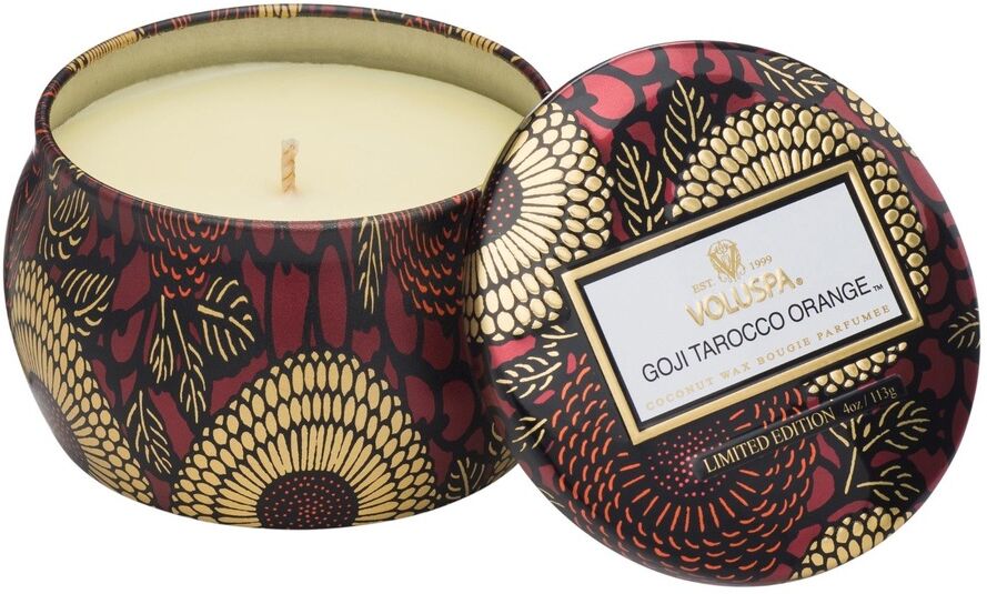 Mini Tin Candle Goji & Tarocco Orange