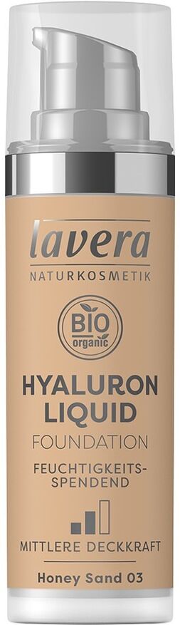 lavera Trend sensitiv Teint Hyaluron Liquid Foundation Nr. 03 Honey Sand 30.0 ml