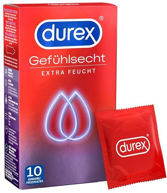 Durex Gefühlsecht Extra Feucht Kondome 10.0 st