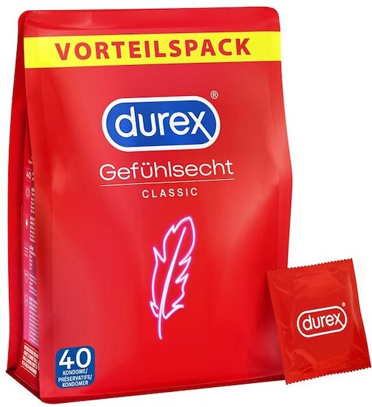 Durex Durex Gefühlsecht Kondome Mega Pack 40.0 st