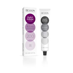 Revlon Professional Nutri Color Filters 3 in 1 Cream Nr. 200 - Violett Haarkur & -maske 100 ml Schwarz