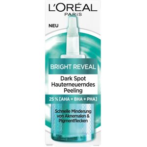 L’Oréal Paris Bright Reveal Dark Spot Hauterneuerndes Peeling, 25 % [AHA + BHA + PHA] Gesichtspeeling 25 ml Damen