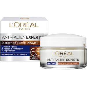 L’Oréal Paris Experte Anti-Falten Stärkende-Pflege Nacht Pflege-Boost-Komplex 65+ Anti-Aging-Gesichtspflege 50 ml