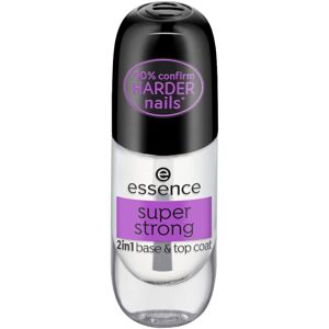 Essence Super Strong 2in1 Base & Top Coat Base Coat 8 ml TRANSPARENT