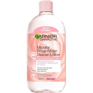 Garnier Skin Active Mizellen-Reinigungswasser All-in-1 mit Rosenwasser Mizellenwasser 700 ml Damen