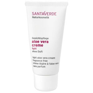 Santaverde Aloe Vera Creme Light ohne Duft Gesichtscreme 30 ml
