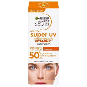 Garnier Ambre Solaire Super UV Sonnenschutzfluid Anti-Dark-Spots mit Vitamin C LSF 50+ 40 ml