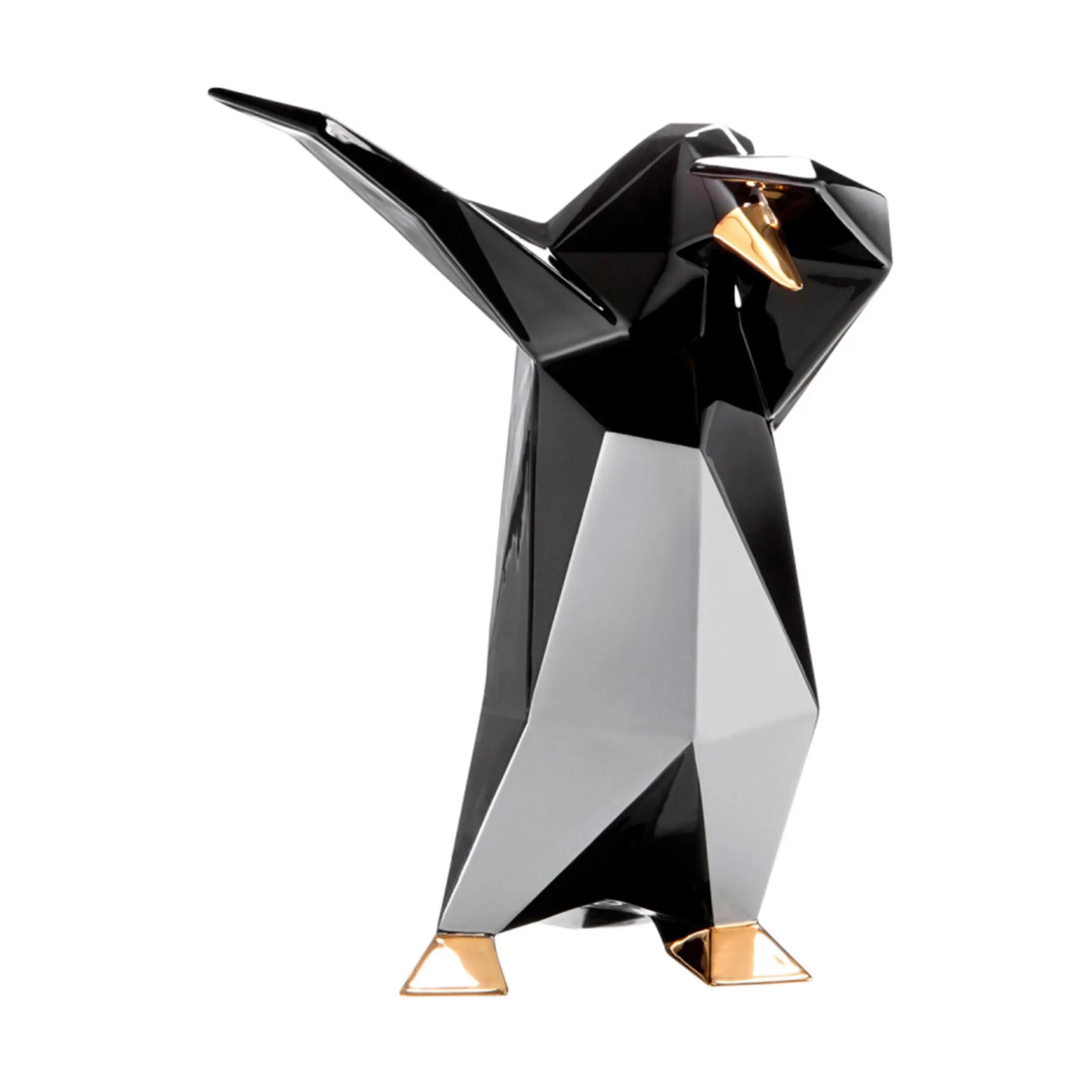 Bosa Dab Penguin Skulptur  schwarz