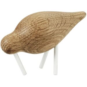 Normann Copenhagen Shorebird Holzfigur  chêne/blanc