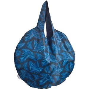 Cedon Easy Bag Round XL Einkaufsbeutel  bleu philodendron