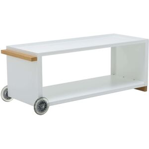 Radius Kaminholzwagen Stahl Kaminholzregal  Blanc