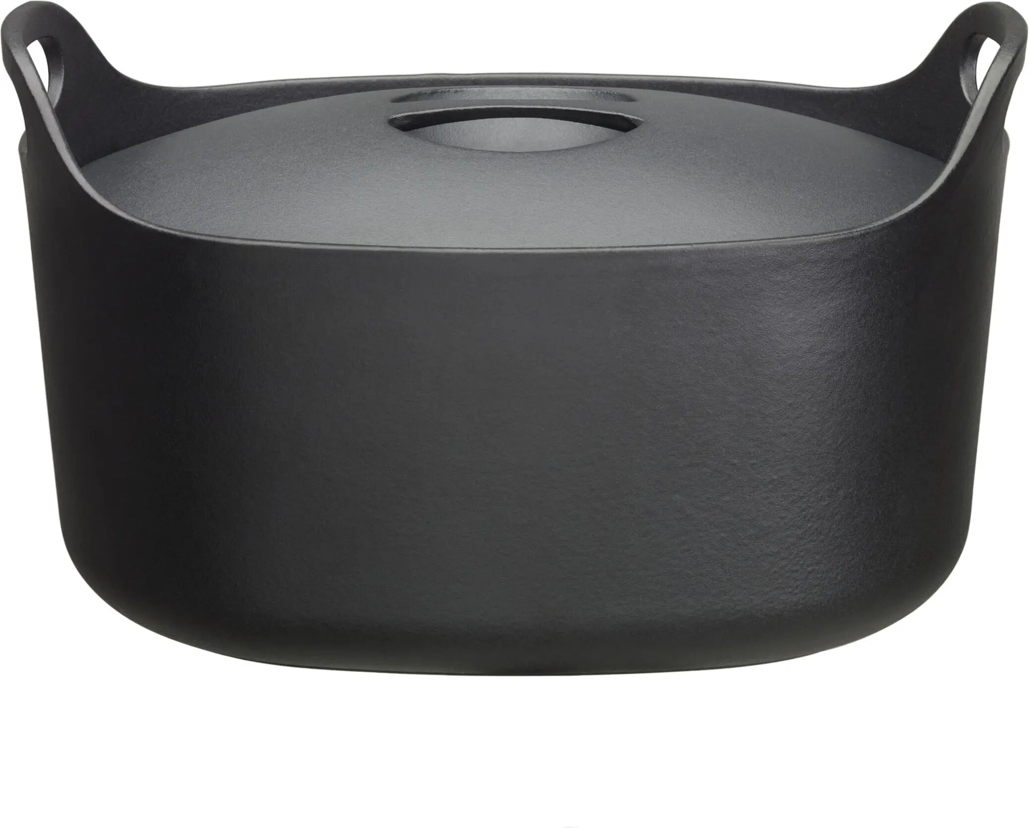 iittala Sarpaneva Kochtopf oval  schwarz