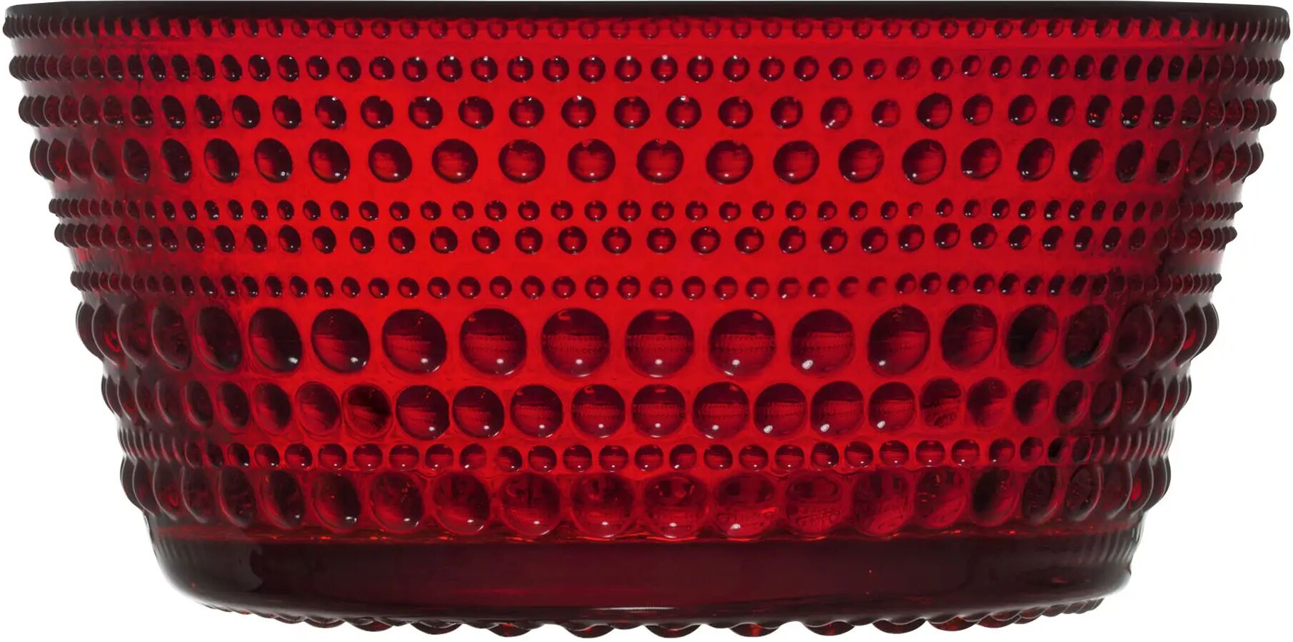 iittala Kastehelmi Schale  rot