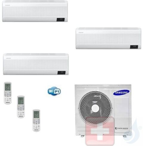 Samsung Trio Split 7+9+9 AJ052TXJ3KG/EU WindFree AVANT Klimageräte R-32 WiFi A+++ A+ Stimmenkontrolle 2.0+2.5+2.5 kW