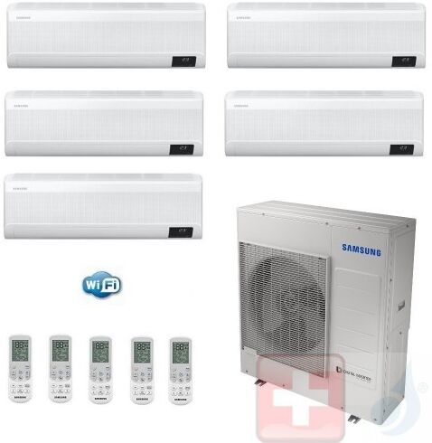 Samsung Penta Split 7+7+7+7+18 AJ100TXJ5KG/EU WindFree AVANT Klimageräte R-32 WiFi A++ A+ 2.0+2.0+2.0+2.0+5.0 kW