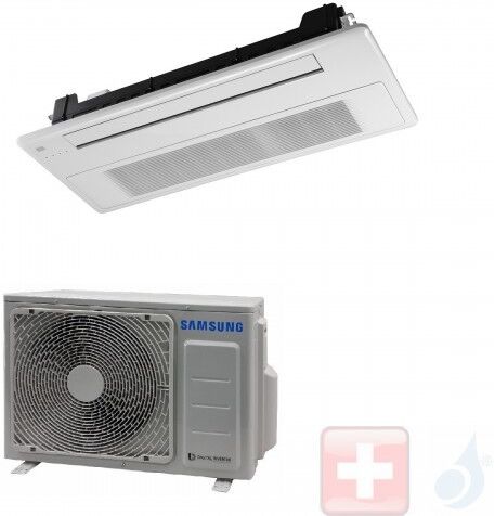 Samsung Gewerbeklimaanlagen 9000 Btu Kassettengerät Einzelphase 2.6 kW R-410A 220v Mono Split 1 Luftauslass Slim