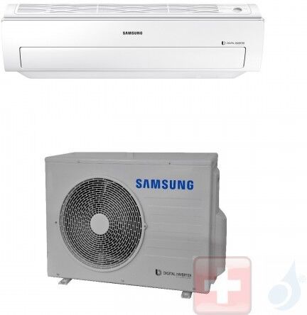 Samsung Gewerbeklimaanlagen 24000 Btu Wand Einzelphase 7.1 kW R-410A 220v Mono Split Wand Hohe Effizienz