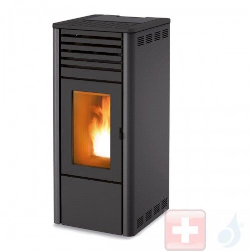 MCZ Pelletöfen Maggie Comfort Air 10 S1 10.0 kW metal Schwarz 7118028S Fernbedienung A+