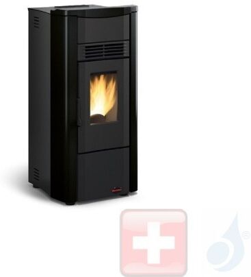 Extraflame Pelletöfen  Giusy Evo  7.0 kW keramik Schwarz 1280507 mit Wochenprogrammierer A+