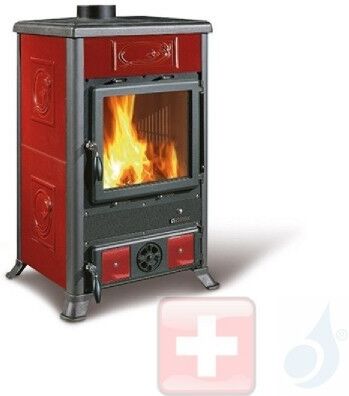 La Nordica Holzöfen Rossella R1 Bll 8.8 kW Gusseisen Bordeaux serie Rossella 7112150 A Extraflame