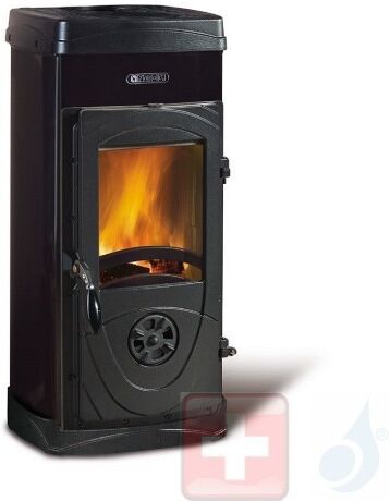 La Nordica Holzöfen Super Max 6.0 kW Stahl Schwarz serie Bruciatutto 7111086 A Extraflame