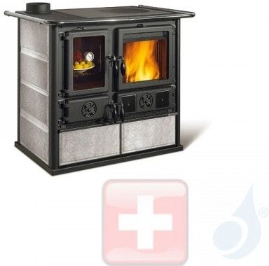 La Nordica Küchenofen Rosa Sinistra Reverse 8.2 kW Naturstein Stein serie Scheitholzherd 7015062 A+ Extraflame