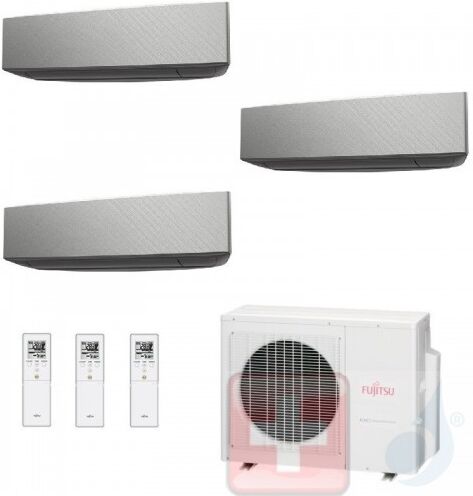 Fujitsu Klimageräte Trio Split 7+9+15 AOYG18KBTA3 ASYG07KETA-B ASYG09KETA-B ASYG14KETA-B R-32 2.0+2.5+4.2 kW 7000+9000+15000