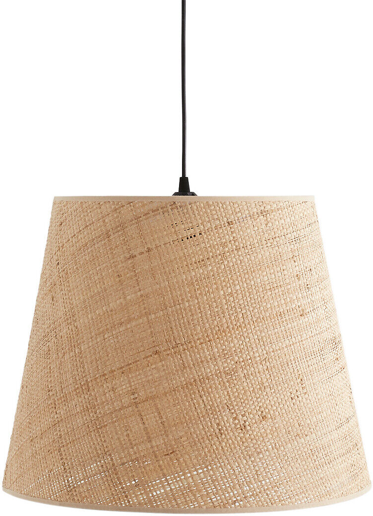 LA REDOUTE INTERIEURS Hängeleuchte/Lampenschirm Jania aus Raphiabast, Ø45 cm BEIGE