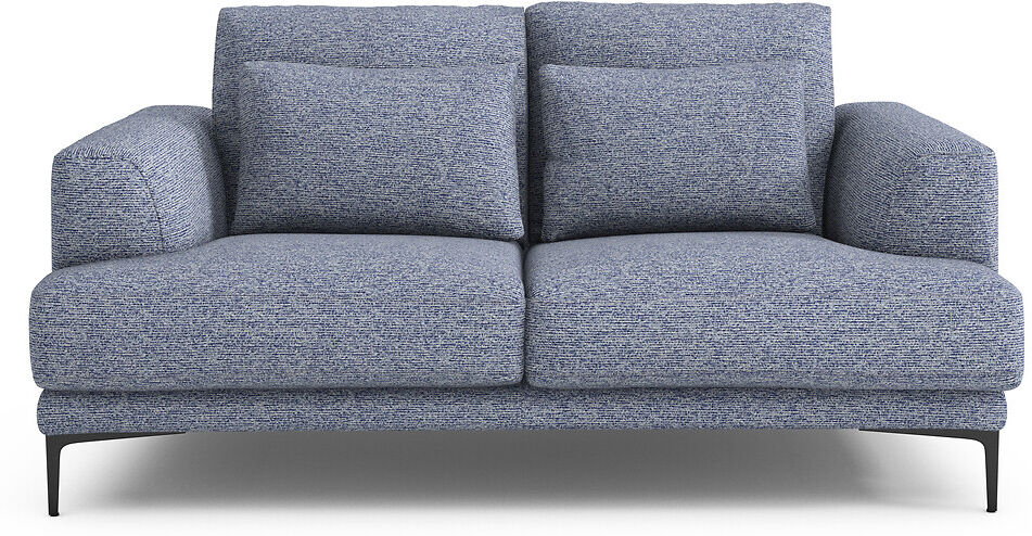 AM.PM 2-Sitzer-Sofa Marsile, Strukturgewebe BLAU