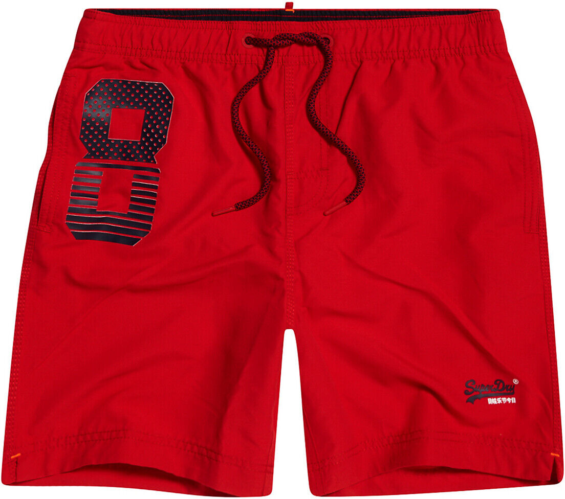 SUPERDRY Badeshorts Waterpolo BLAU;ORANGE;ROT