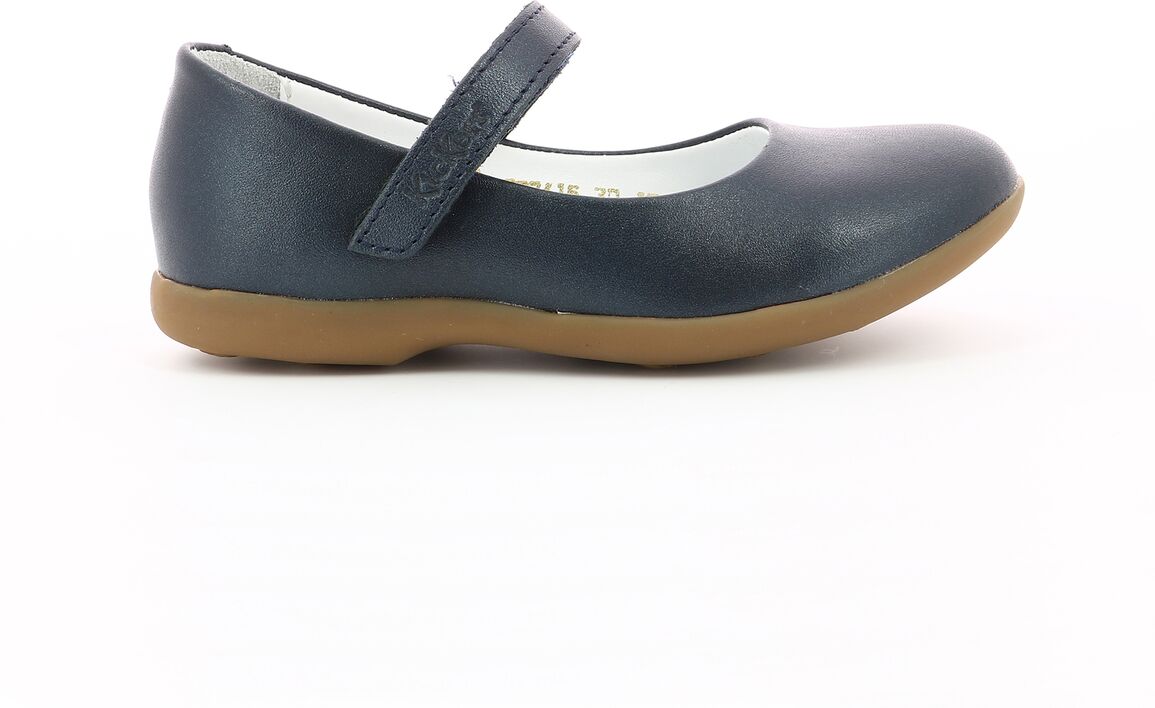 KICKERS Lederballerinas Ambellie BLAU