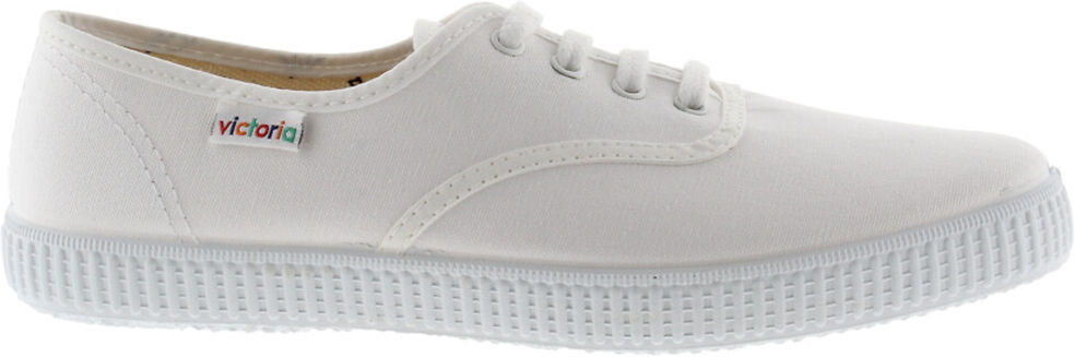 VICTORIA Sneakers Inglesa lona WEISS