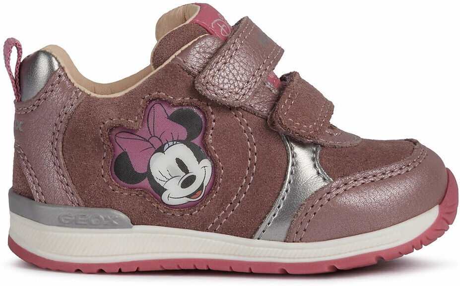 Geox Lauflern-Sneakers Rishon x Disney, Klettverschluss ROSA