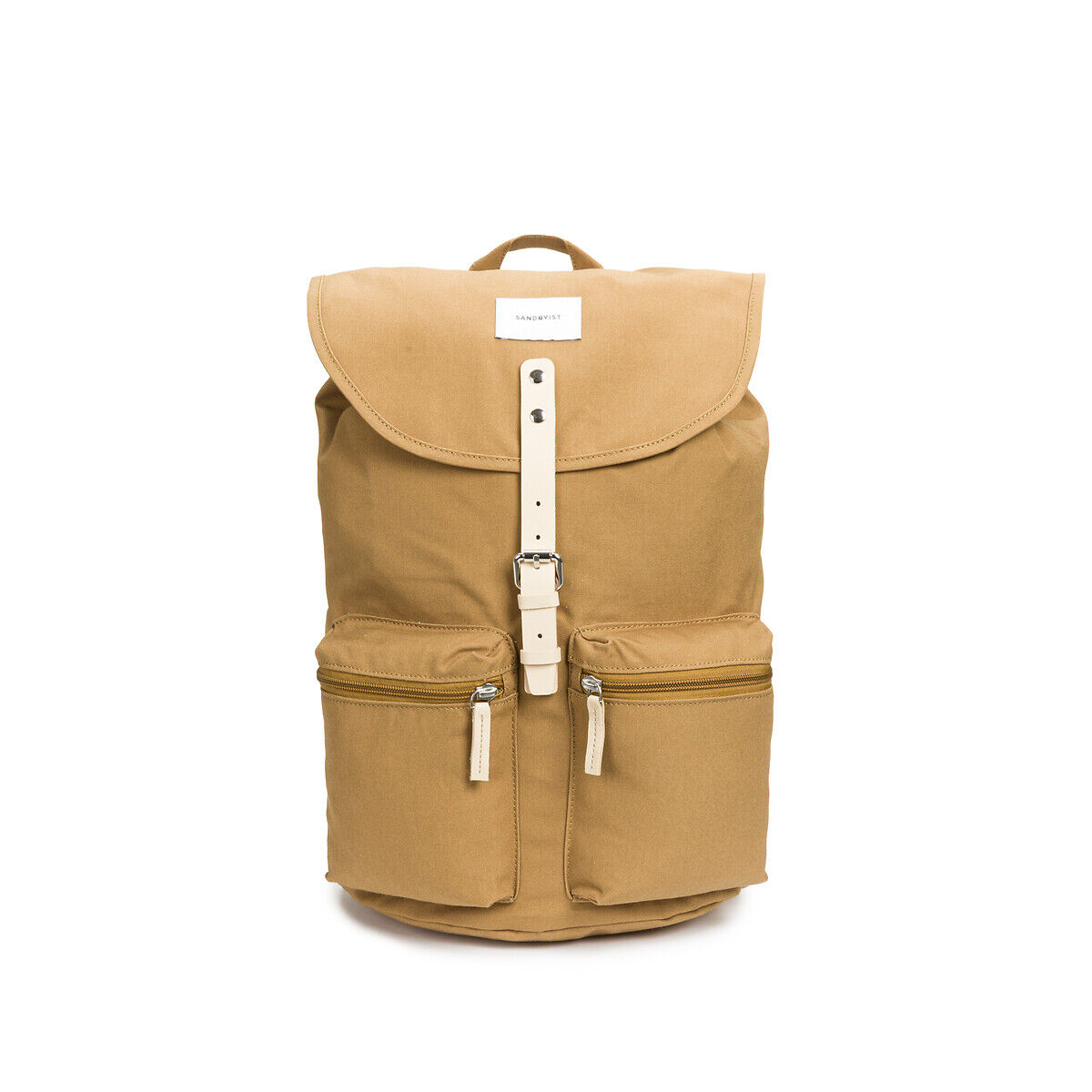 SANDQVIST Rucksack mit Verschlussklappe 15'' ROALD BEIGE