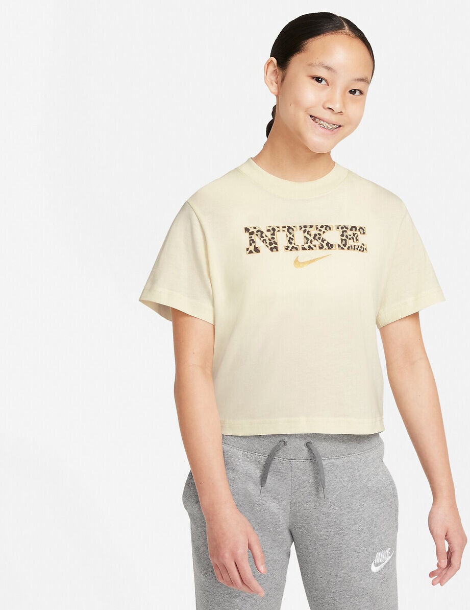 NIKE Weites T-Shirt, 7-15 Jahre WEISS