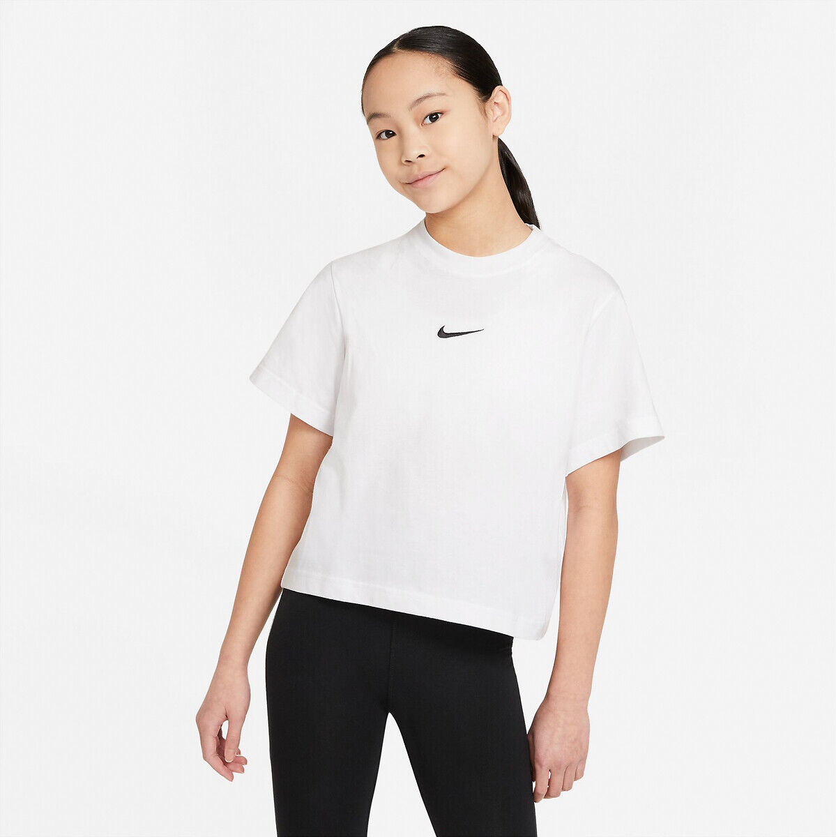 NIKE Weites T-Shirt, 7-15 Jahre WEISS;SCHWARZ