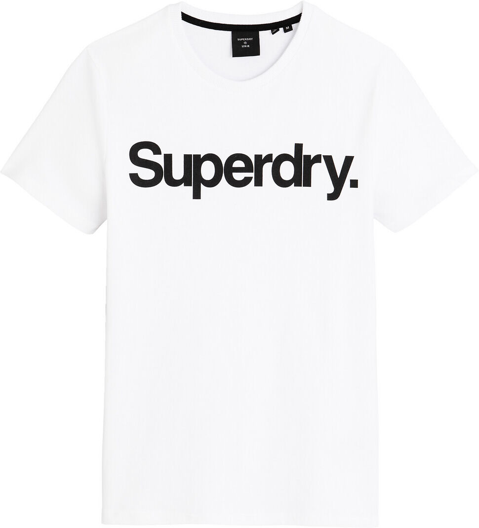 SUPERDRY T-Shirt, runder Ausschnitt WEISS;SCHWARZ